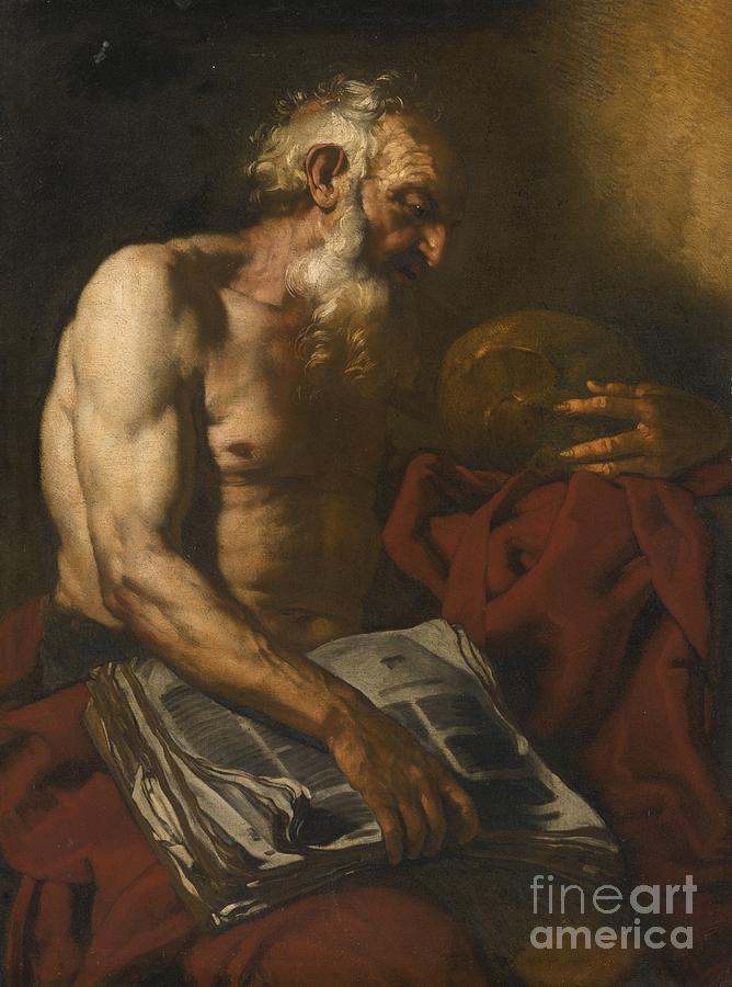 Saint Jerome Painting - Saint Jerome by Celestial Images