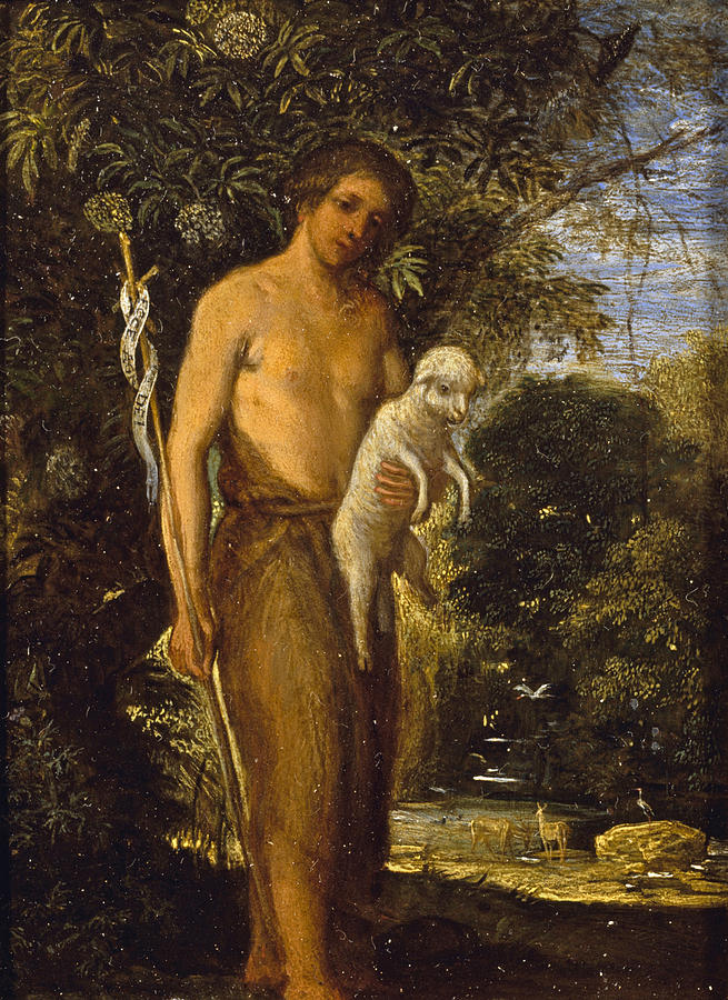Saint John the Baptist Painting by Adam Elsheimer