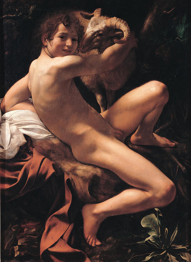Saint John the Baptist Painting by Caravaggio