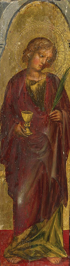 Saint John the Evangelist Painting by Gentile da Fabriano