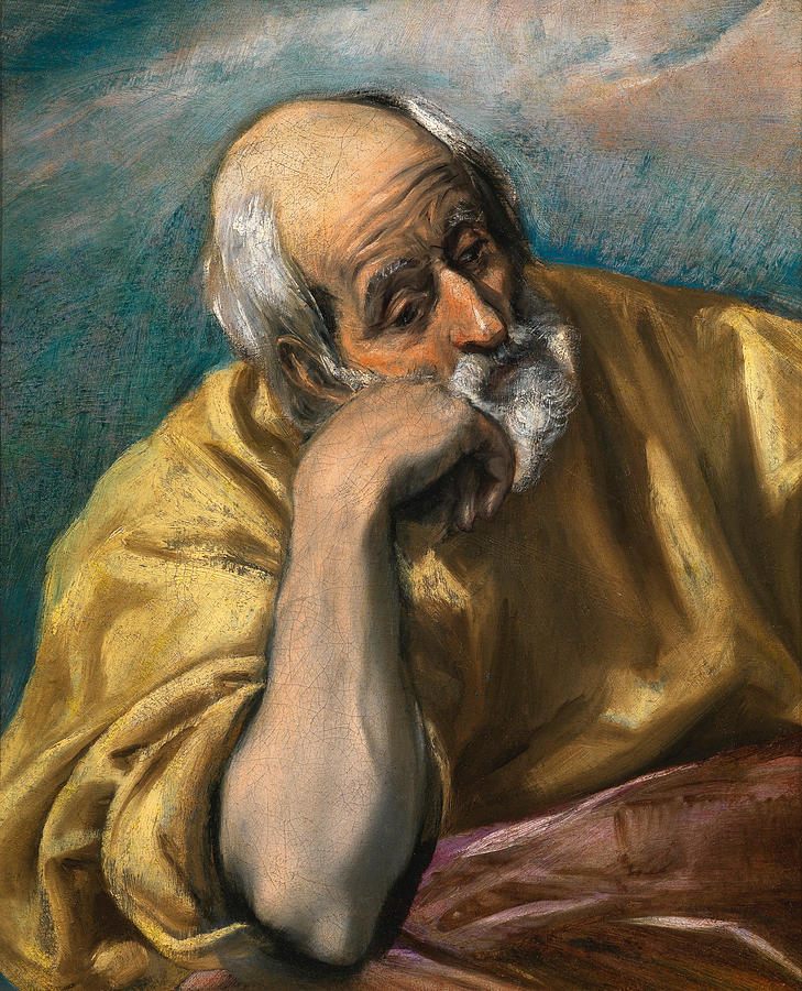 Saint Joseph Painting by El Greco Saint Joseph Painting by El Greco
