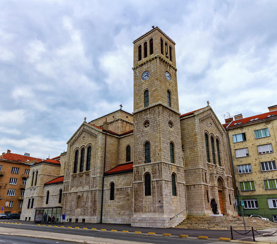 Saint Josephs Church in Sarajevo. Bosnia and Herzegovina Photograph by Elenarts - Elena Duvernay photo