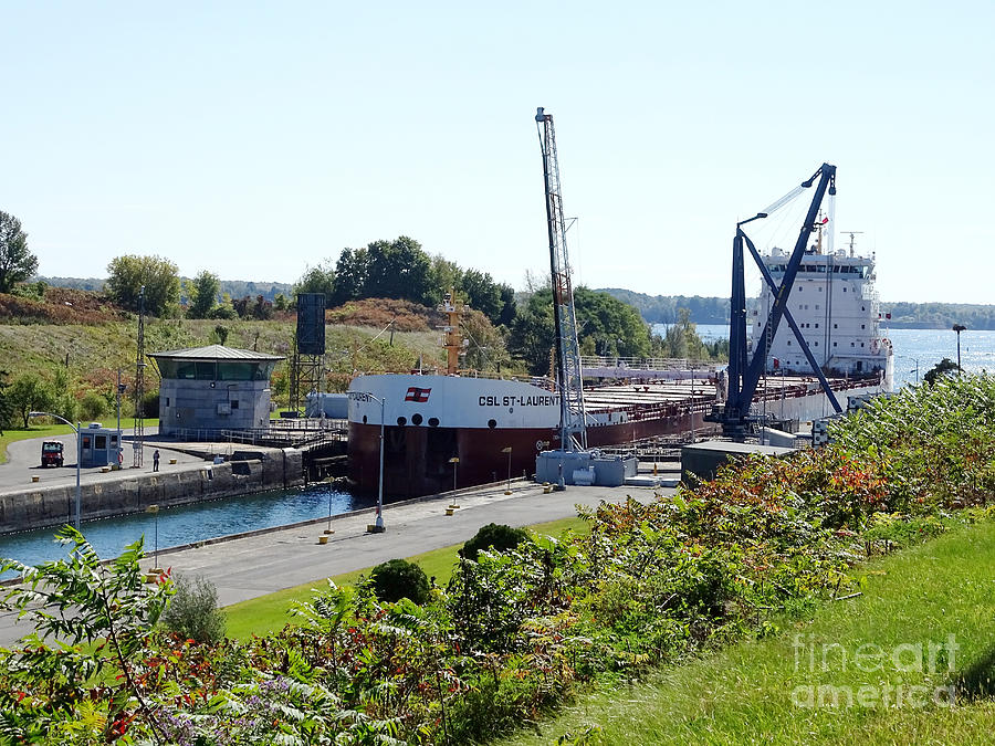 Saint Lawrence Seaway, Iroquois Lock Photograph by Scimat