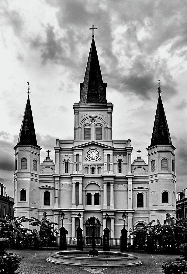 Saint Louis Cathedral 003 Photograph by George Bostian