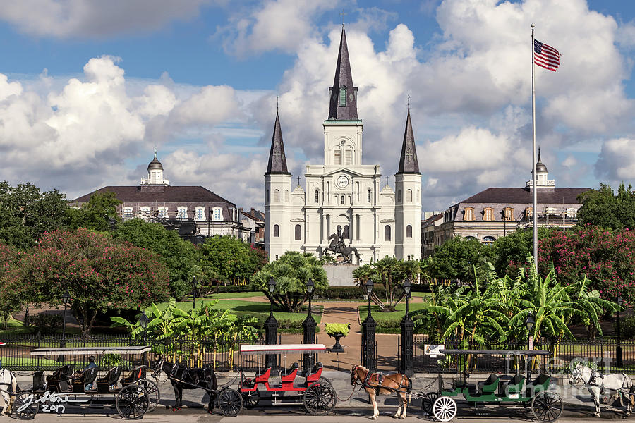 Saint Louis Cathedral Photograph by Jeffrey Stone