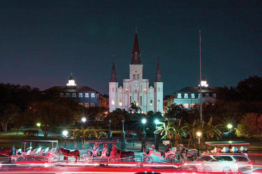 New Orleans Photograph - Saint Louis Cathedral by Marc Villere