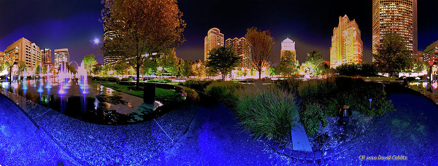 Saint Louis City Garden Panorama Photograph by David Coblitz