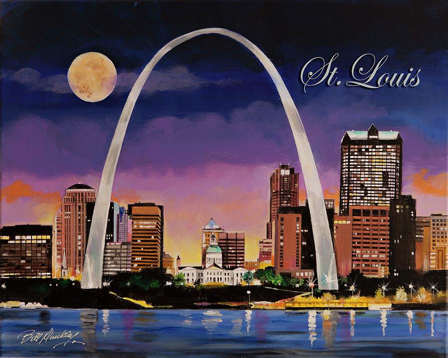 St. Louis Skyline' Men's Hoodie