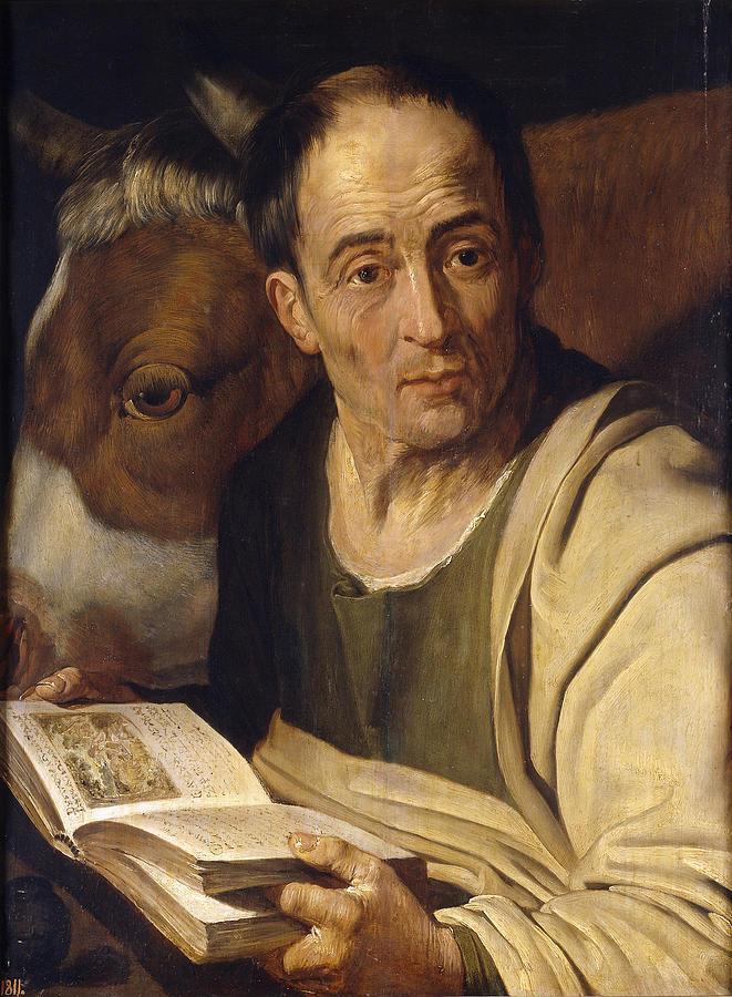 Saint Luke Painting by Artus Wolffort