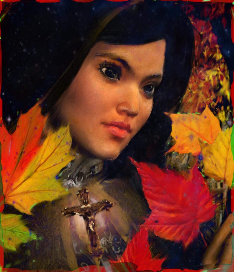 Saint Magdalene of Nagasaki October Vision Painting by Suzanne Silvir