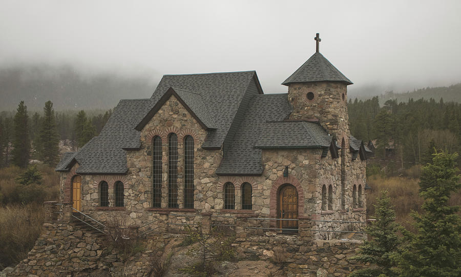Saint Malo Church in the Fog Photograph by Teresa Wilson