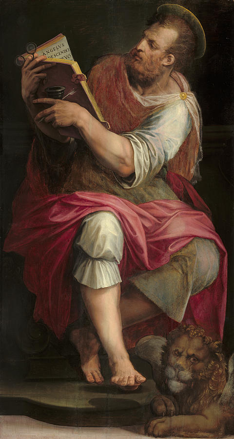 Saint Mark Painting by Giorgio Vasari