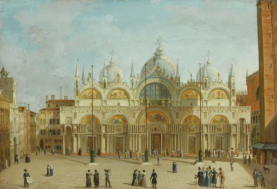 Venice Painting - Saint Mark by MotionAge Designs