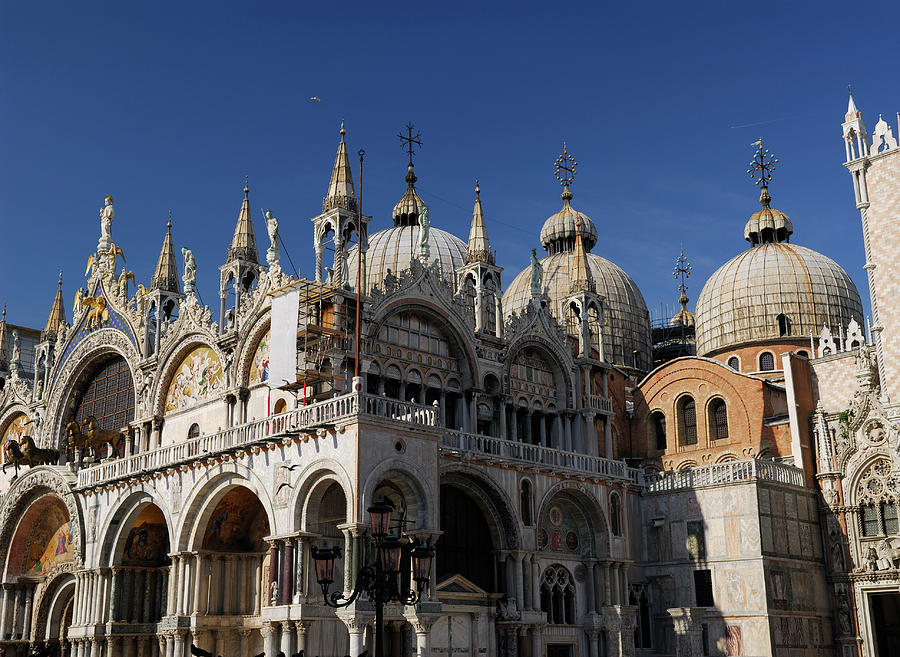 Saint Marks Basilica Facade in Venice Italy Photograph by Reimar ...