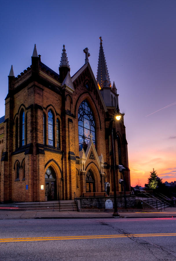 Pittsburgh Photograph - Saint Mary of the Mount by Dave Hahn