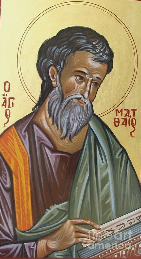 Saint Mathew Painting by George Siaba - Pixels