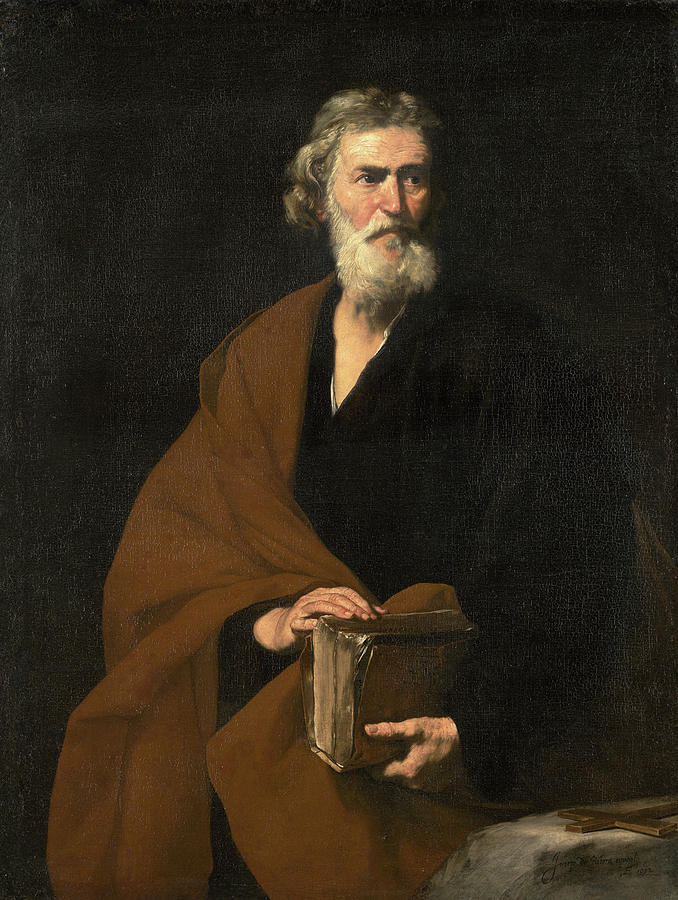 Saint Matthew by Jusepe de Ribera