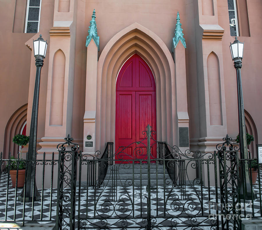Saint Matthews Church Entrance Photograph by Dale Powell