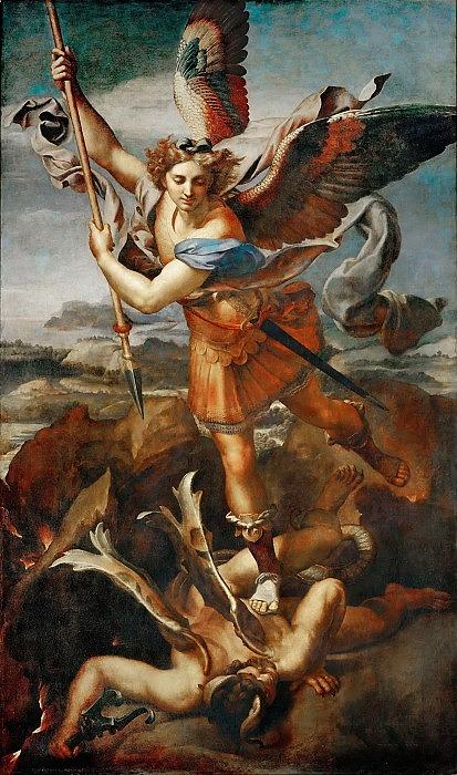 Saint Michael and the Devil Raffaello Sanzio da Urbino Raphael ...