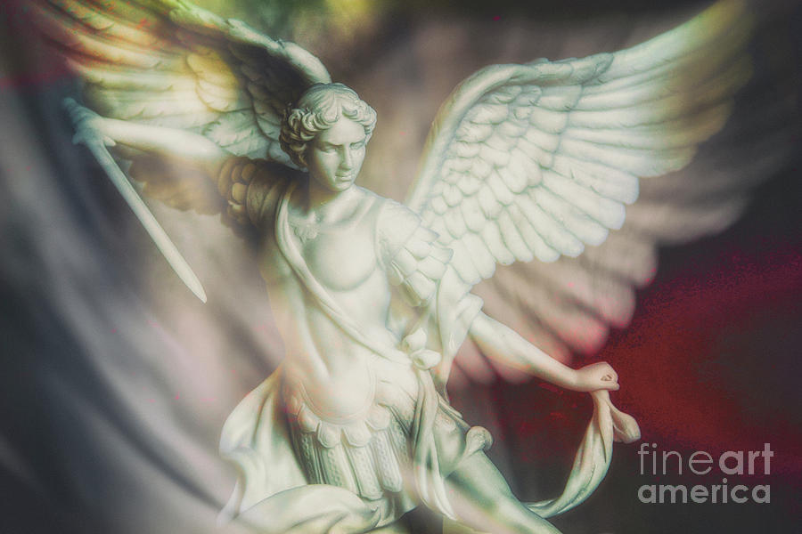 Saint Michael the Archangel #1 Photograph by Davy Cheng