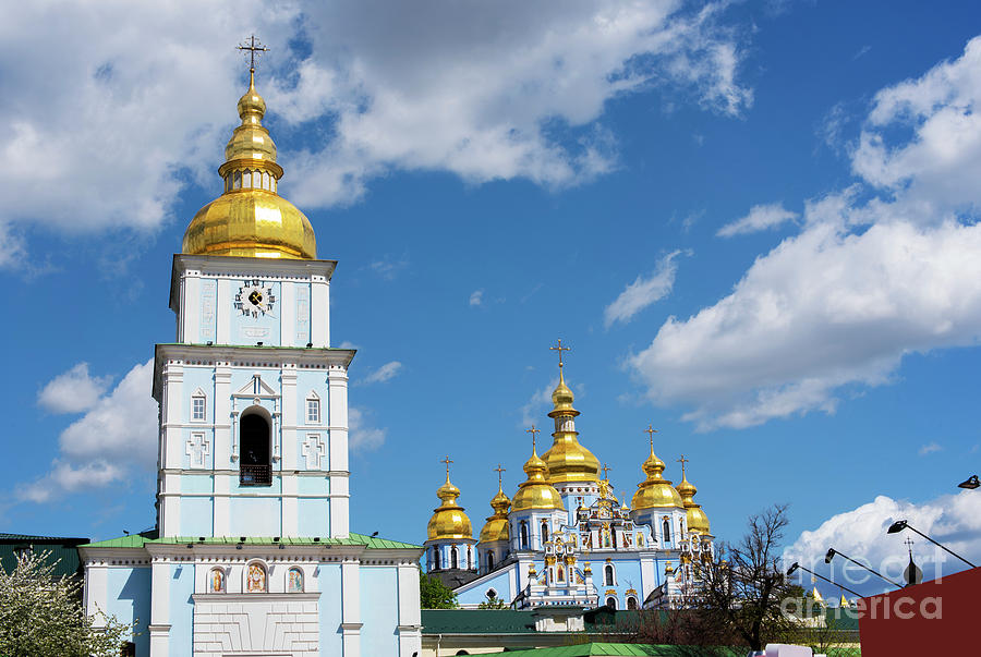 Saint Michaels Golden-Domed Monastery, Kiev, Ukraine Photograph by Juli Scalzi