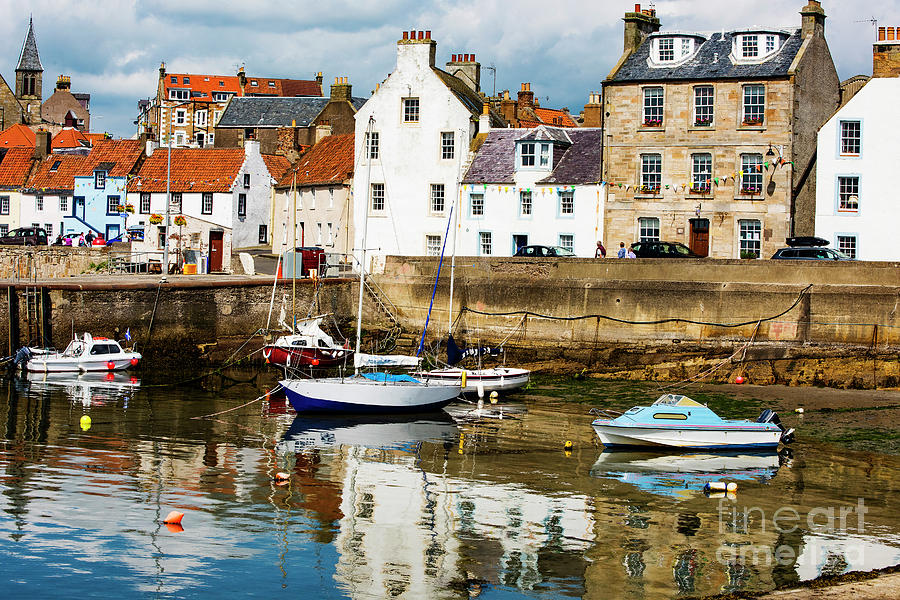 Boat Photograph - Saint Monans by Mary Jane Armstrong