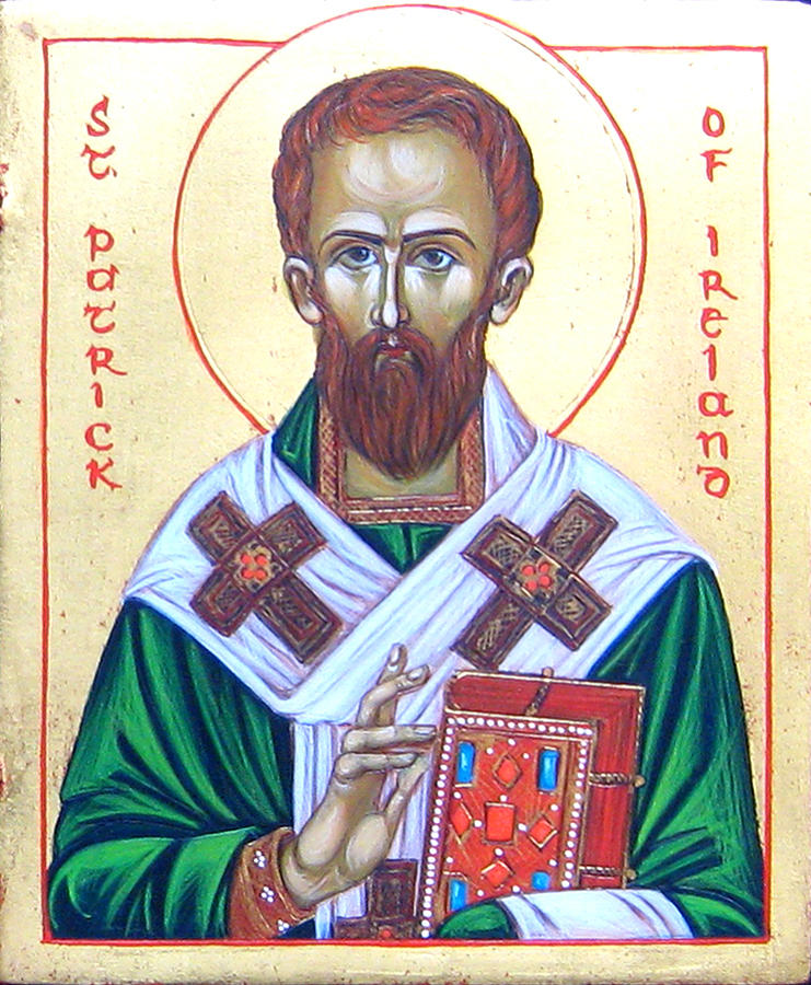 Saint Patrick of Ireland Painting by Marchela Dimitrova | Pixels