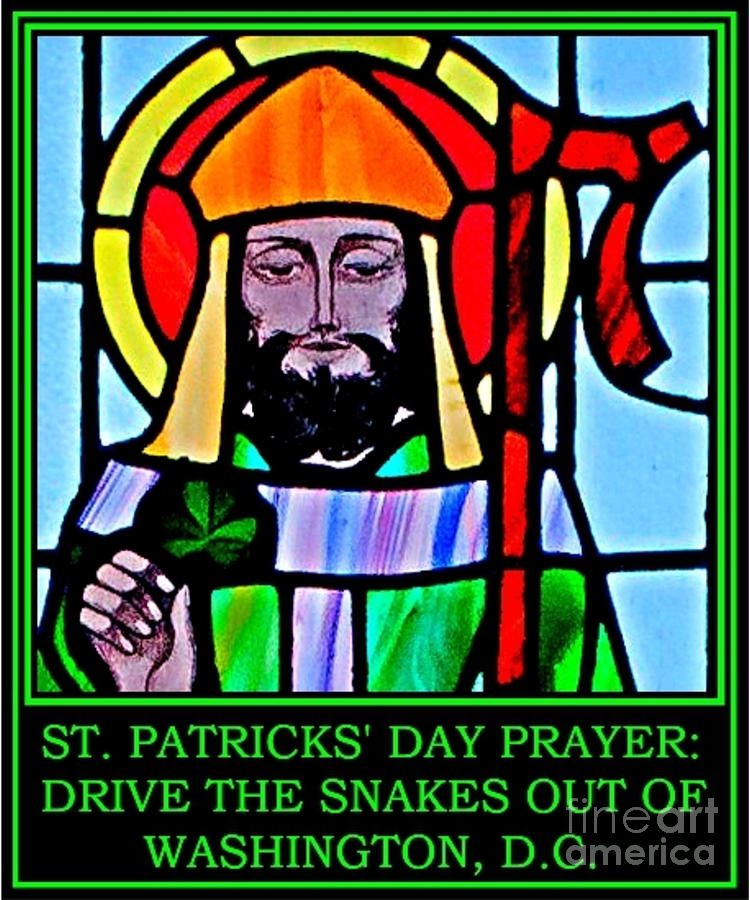 Saint Patricks Day Prayer Drive The Snakes Out Of Washington D C