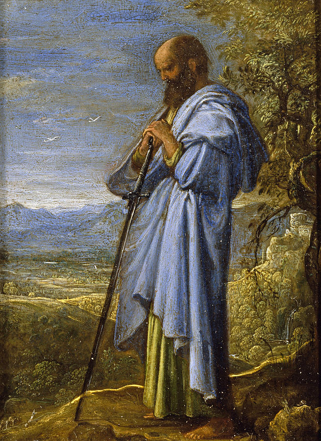 Saint Paul Painting by Adam Elsheimer