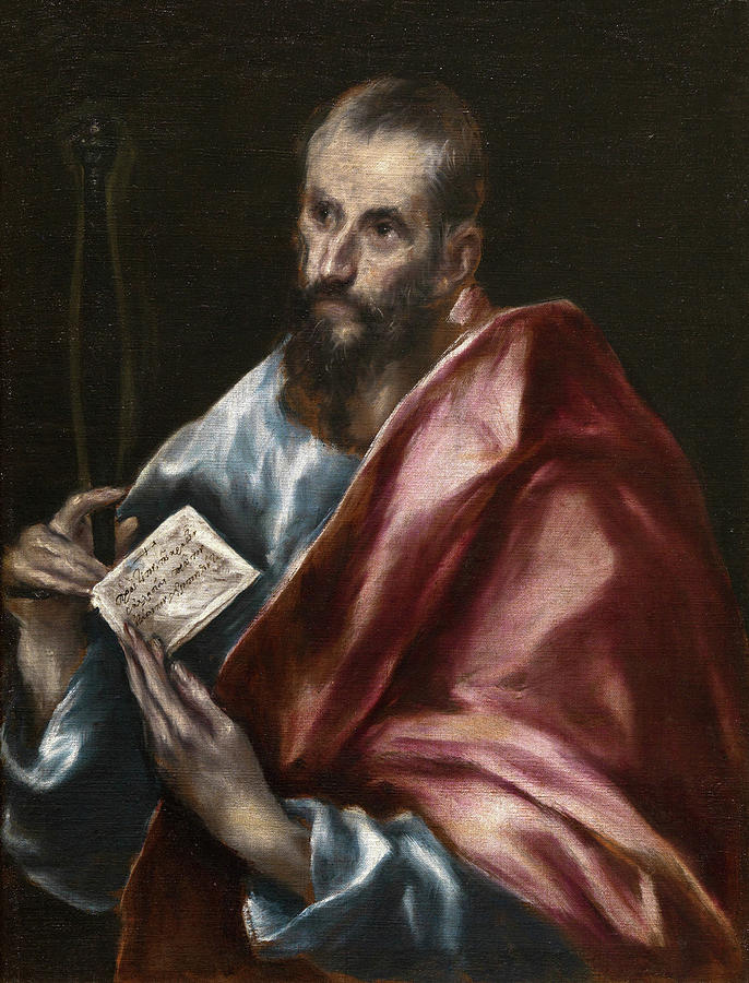 Download Saint Paul Painting by El Greco