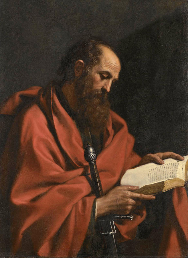 Saint Paul Painting by Guercino - Pixels