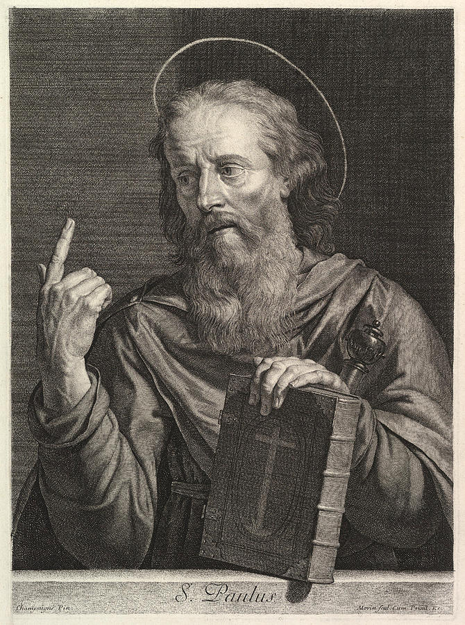 Saint Paul Drawing by Jean Morin