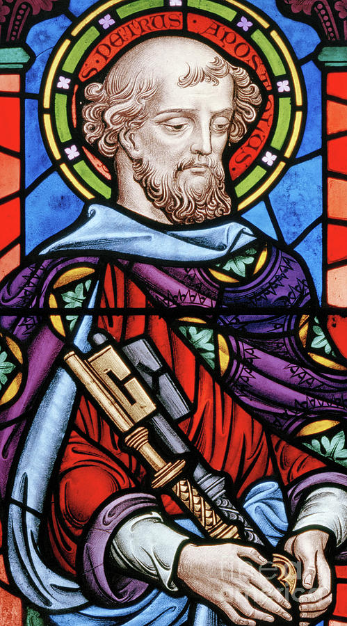 Key Glass Art - Saint Peter by John Millner Allen