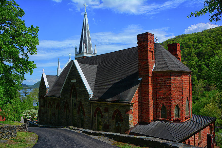 Saint Peters Roman Catholic Church in Harpers Ferry West Virginia Photograph by Raymond Salani III