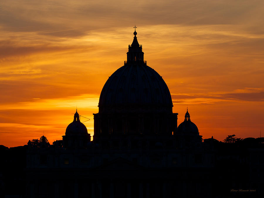 Saint Peters Sunset Photograph by Peter Kennett