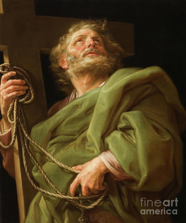 Saint Philip  Painting by Pompeo Girolamo Batoni