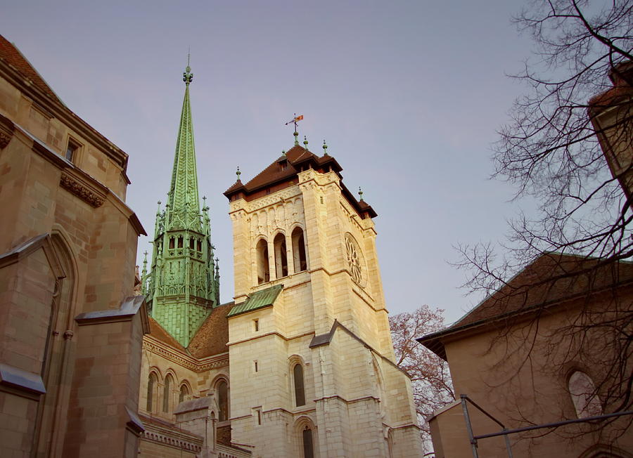 Saint-Pierres cathedral in Geneva, Switzerland Photograph by Elenarts - Elena Duvernay photo