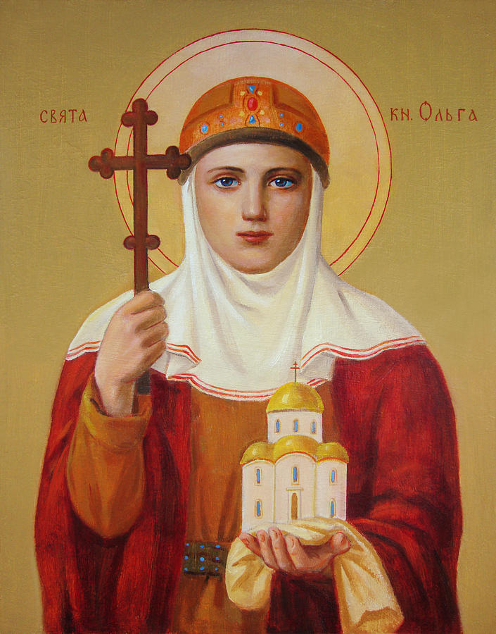 Saint Princess Olga Painting