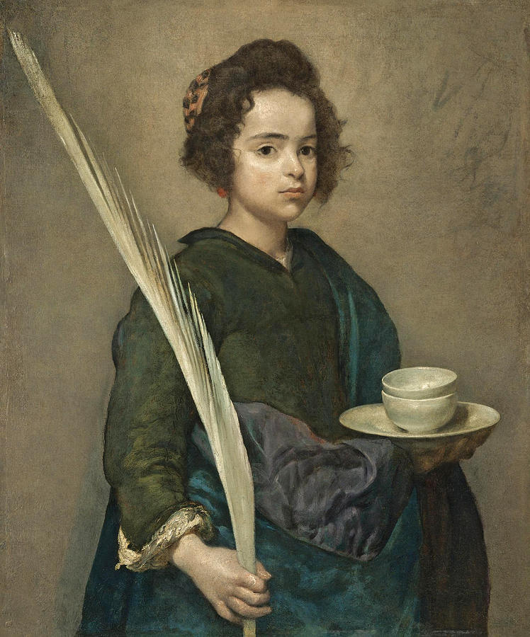 Diego Velazquez Painting - Saint Rufina by Diego Velazquez