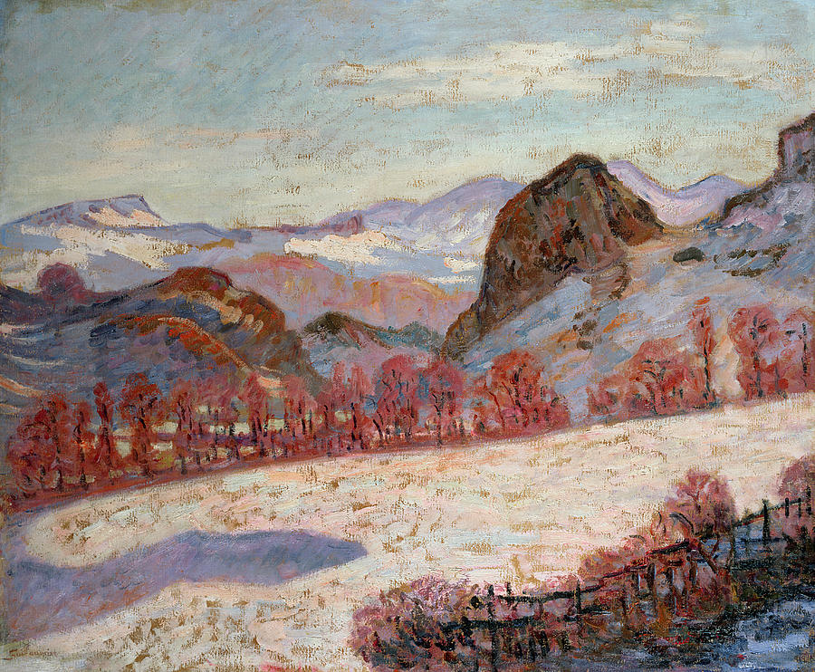 Winter Painting - Saint Sauves dAuvergne by Armand Guillaumin