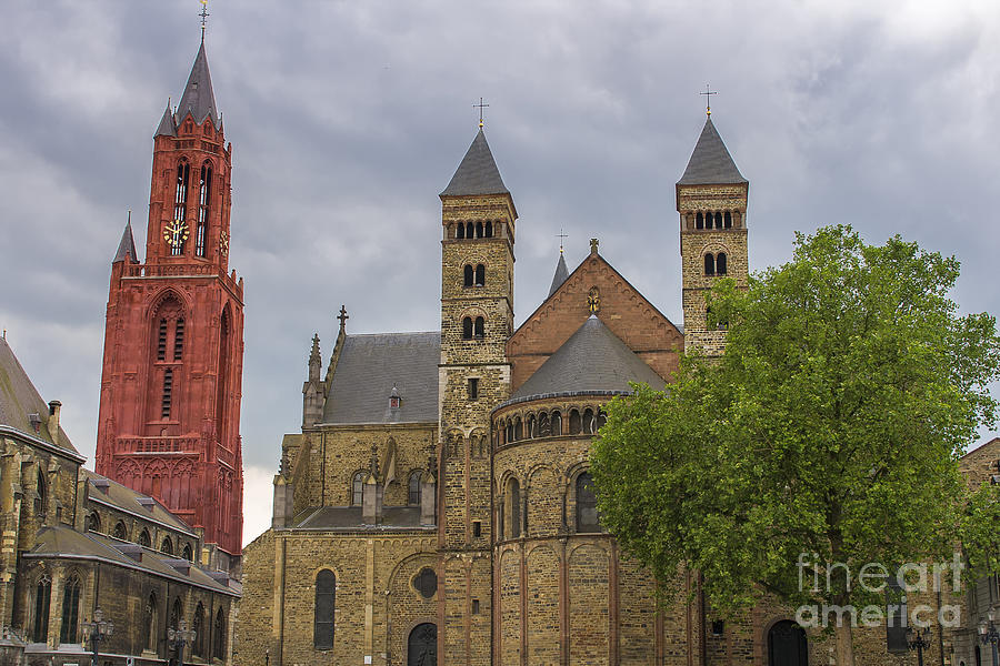Saint Servaes And Saint Johns in Maastricht, The Netherlands Photograph by Patricia Hofmeester