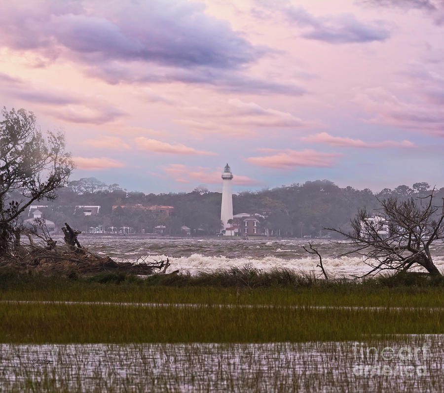 Saint Simon Island Lighthouse Photograph by DB Hayes