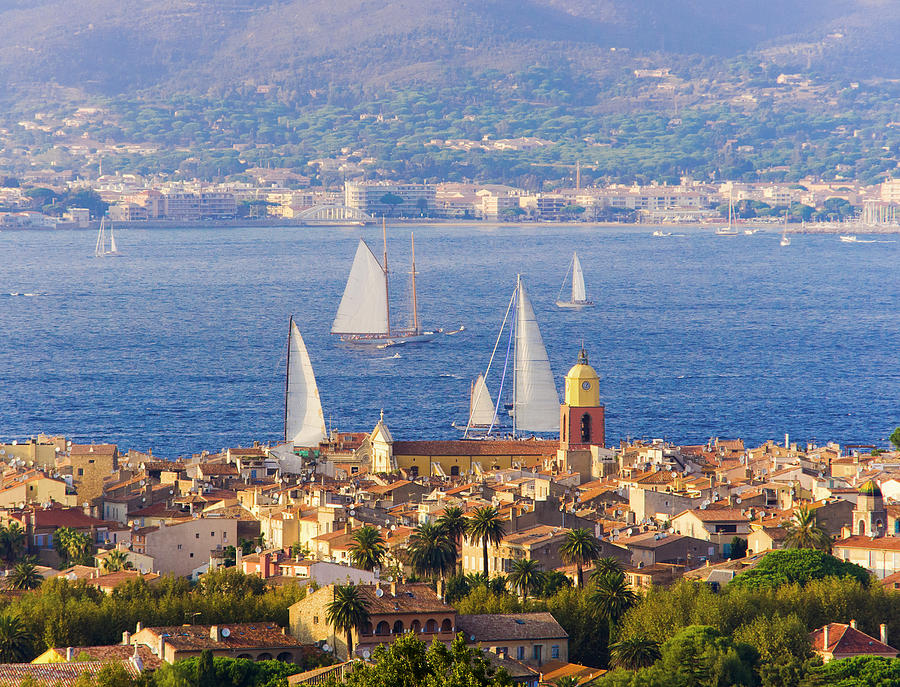 Saint Tropez city view Photograph by Ioan Panaite - Fine Art America