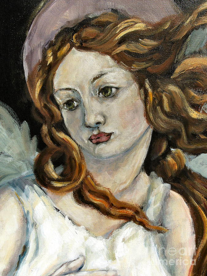 Saint Venus Painting by Carrie Joy Byrnes