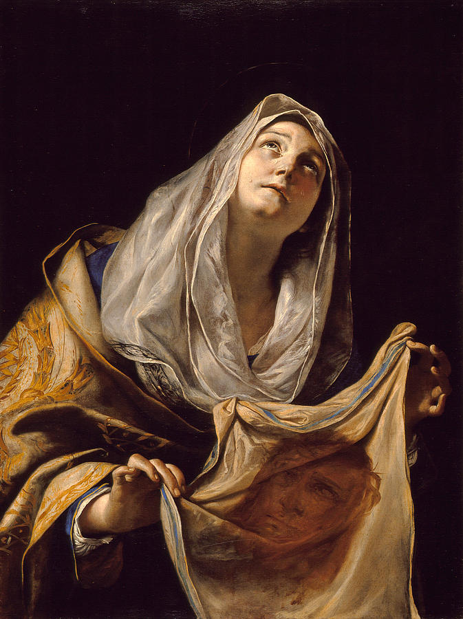 Saint Veronica with the Veil Painting by Mattia Preti
