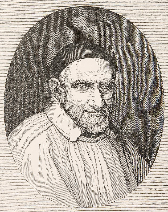 Saint Vincent De Paul 1581 Drawing by Vintage Design Pics Pixels