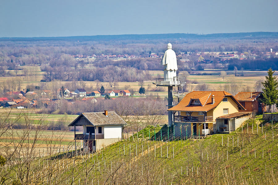 Saint vinko lookout tower and statue Photograph by Brch Photography