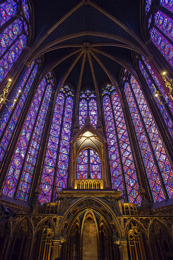 Sainte Chapelle Paris Photograph by Andrew Soundarajan