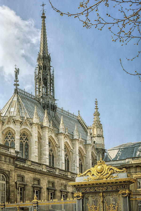 Sainte Chapelle Paris Photograph by Joan Carroll