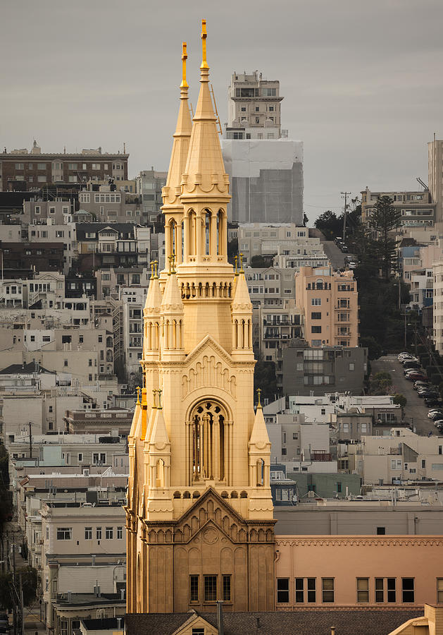 Saints Peter and Paul Church in San Francisco Photograph by Grant Groberg